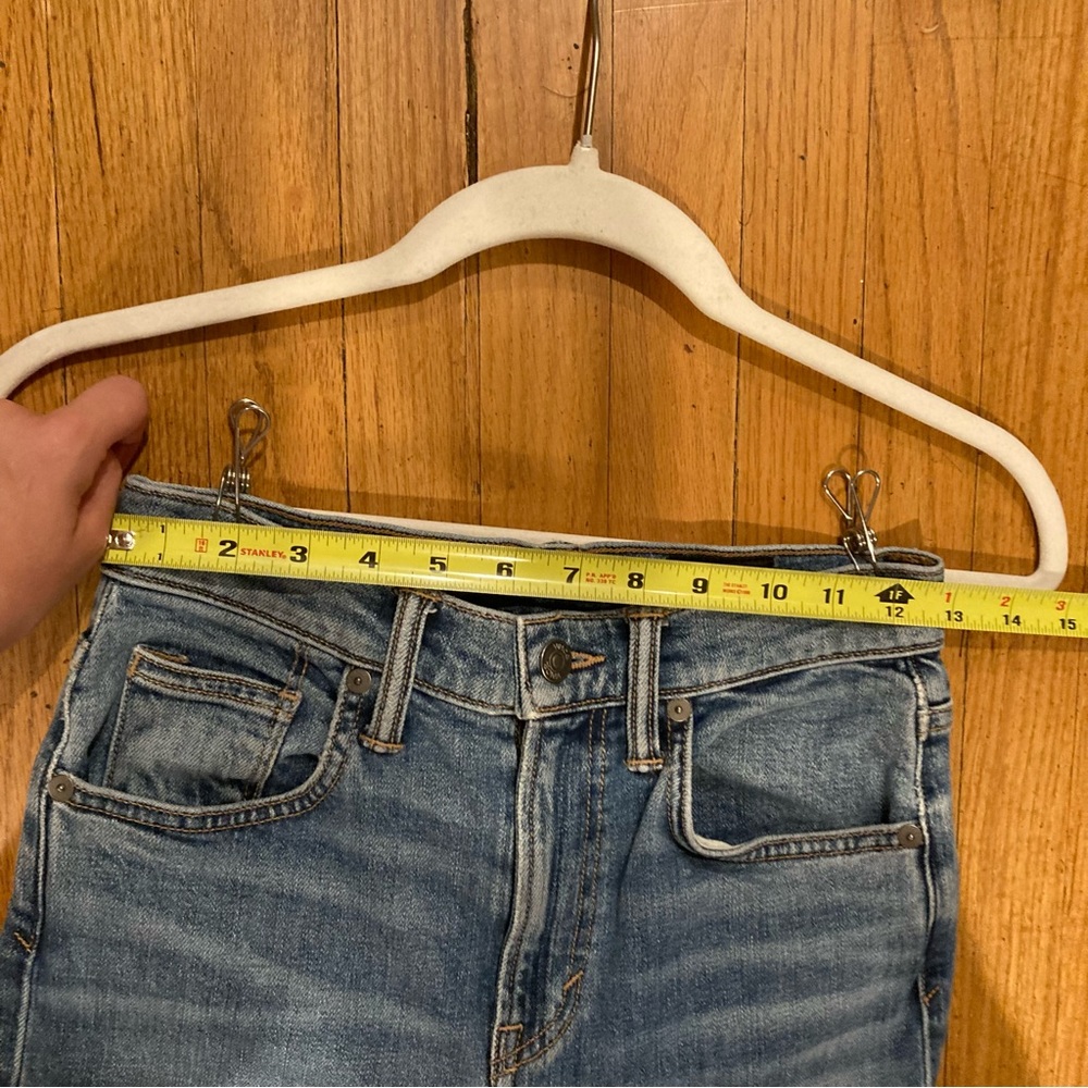 Vince Blue High-Rise Wide Leg Jeans - Picture 11 of 13
